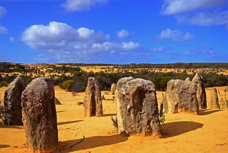 The Pinnacles, Nambung National Park, Cervantes, West Australia, Australiaの写真素材