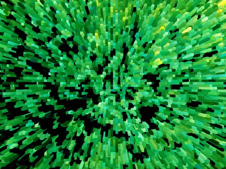Abstract - Green explosionの写真素材