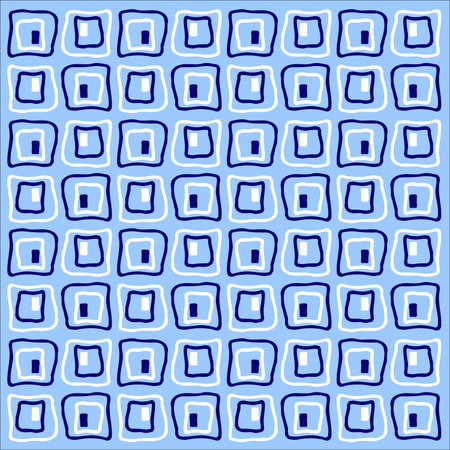 Blue and white retro design