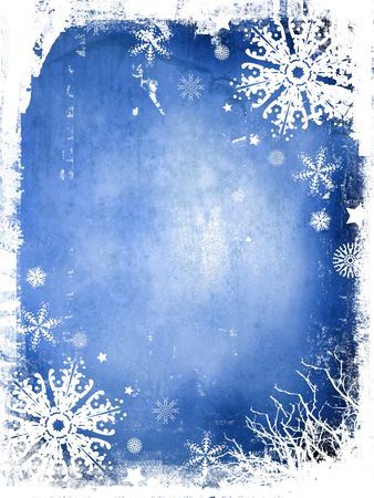 Winter style grunge backgroundの写真素材