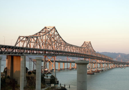 Bay Bridge connecting San Francisco and Oakland