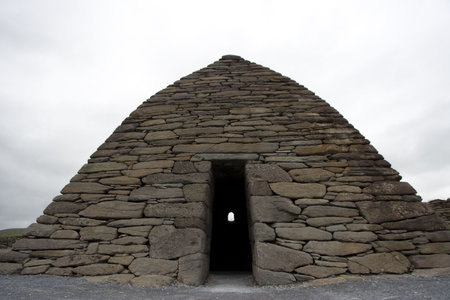 Gallarus Oratory, an early Christian Church, County Kerry, Irelandの写真素材