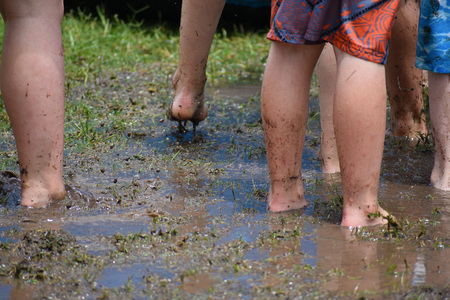 Muddy Feetの写真素材
