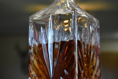 Crystal Glass Liquor Decanterの写真素材