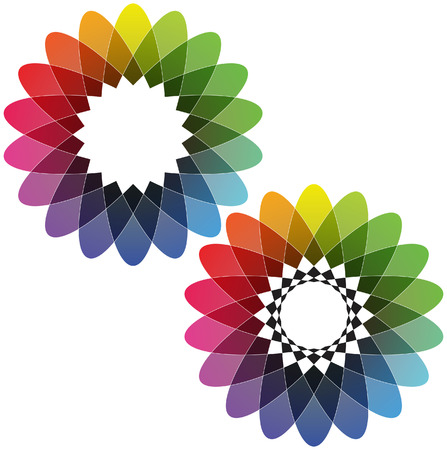 Spirograph - Color Spectrum  Set B のイラスト素材