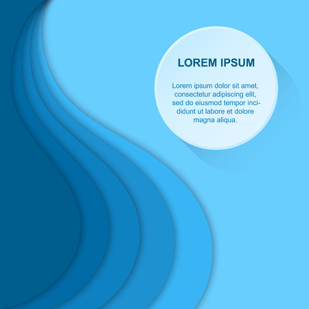 Professional business design layout template background vector. Magazine cover, publishing and print presentation. Layered and long shadow.のイラスト素材