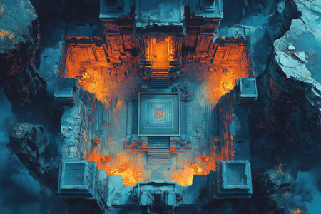 3D CG rendering of Abandoned building. High resolution image.の素材