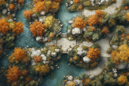 3D illustration of abstract fractal composition,digital art works.の素材