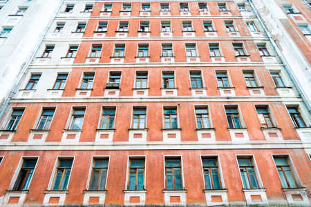 View of the facade of the buildingの写真素材