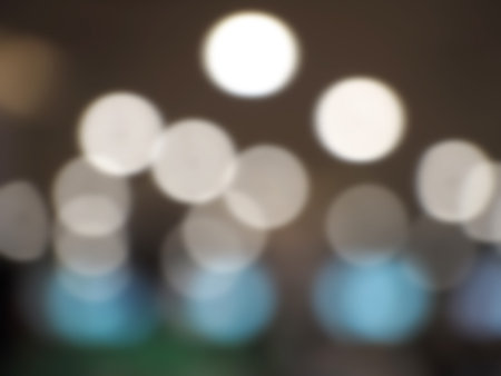 Beautiful blur bokeh lights defocused abstract background.の写真素材