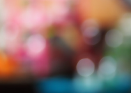 Beautiful blur bokeh lights defocused abstract background.の写真素材