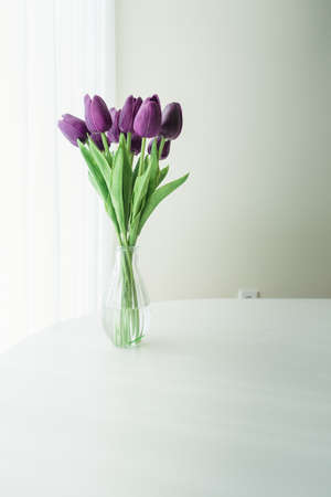 flower on the tableの写真素材