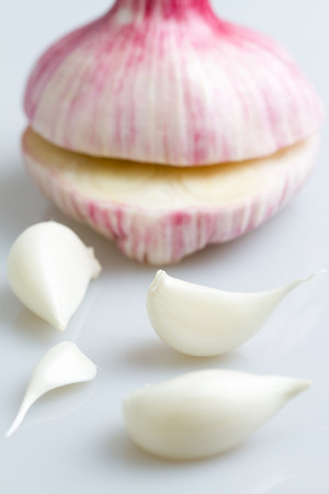Fresh garlicの写真素材