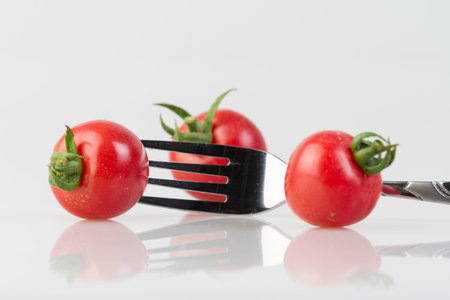 Closeup of tomatoesの写真素材