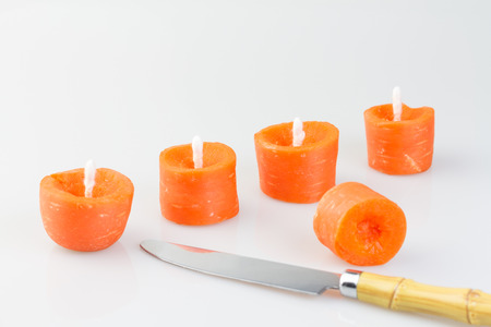 Closeup of carrotの写真素材