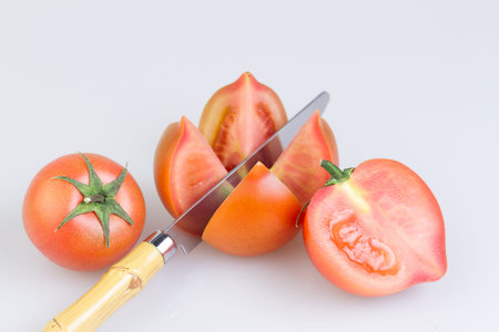 Cherry tomatoesの写真素材