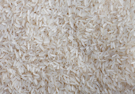some raw rice forming a background pattern
