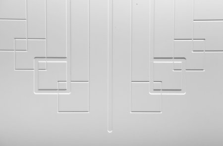 closeup of a white background with parallel structure