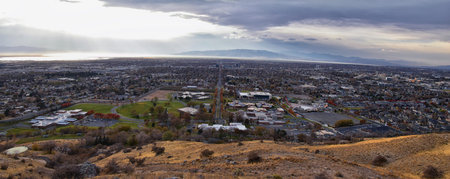 Utah State Hospital, Provo Landscape views from the Bonneville Shoreline Trail (BST), which follows...
