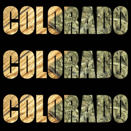 Weed, Colorado Marijuana Grunge Detail and Backgroundの写真素材