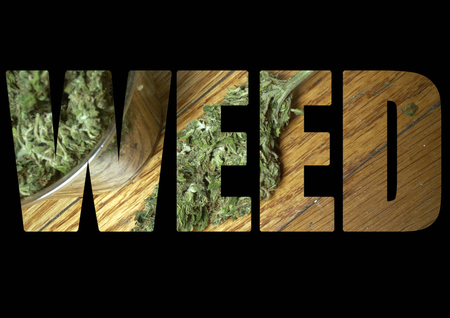 Weed, Medical Marijuana Grunge Detail and Backgroundの写真素材