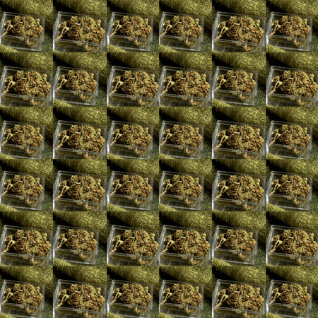 Weed, Medical Marijuana Grunge Detail and Background