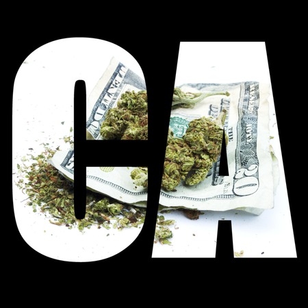 Marijuana and Cannabis, California CA の写真素材