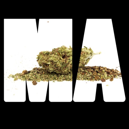 Massachusetts Marijuana and Cannabis Legalization, MA の写真素材