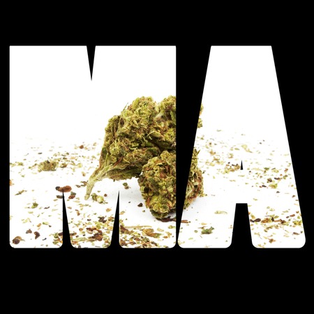 Massachusetts Marijuana and Cannabis Legalization, MA の写真素材