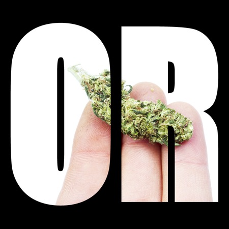 Oregon Marijuana and Cannabis State Legalization, ORの写真素材
