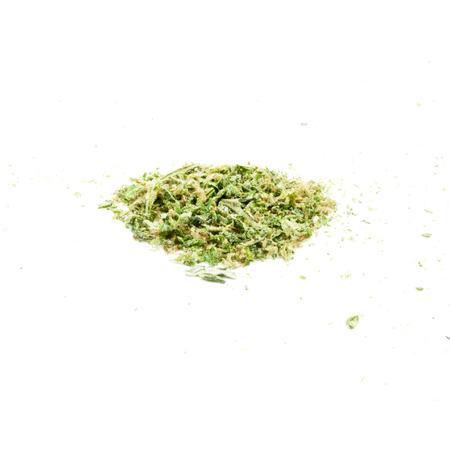 Marijuana and Cannabis Legalization, Objects on White Background, Medical and Recreational Weedの写真素材