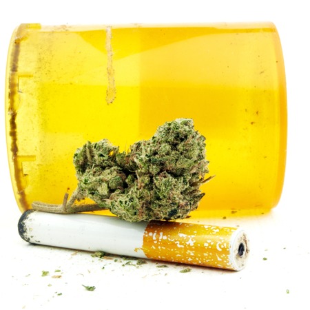 Marijuana and Cannabis Background and Pattern の写真素材