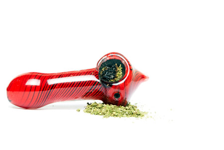 Marijuana and Cannabis Legalization, Objects on White Background, Medical and Recreational Weed