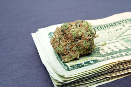 Marijuana and Cannabis Legalization, Objects on White Background, Medical and Recreational Weed