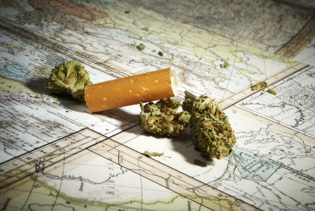 Marijuana and Cannabisの写真素材