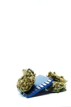 Marijuana and Cannabis Electronic-Cigaretteの写真素材