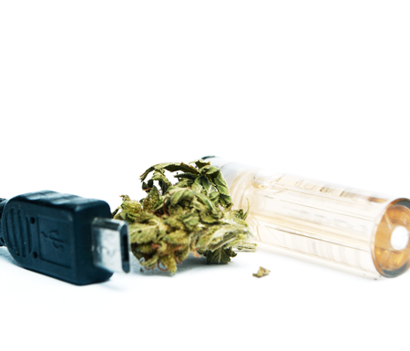 Marijuana and Cannabis Electronic-Cigaretteの写真素材