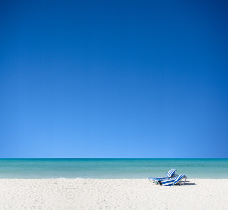 Summer Vacation on the Beachの写真素材