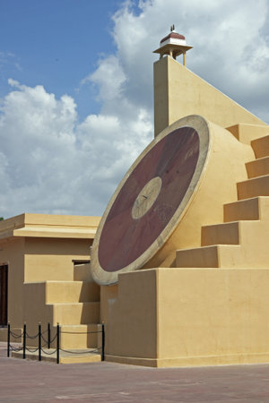 Jantar Mantar. Observatory built in early 18th century to make astronomical measurements. Jaipur...