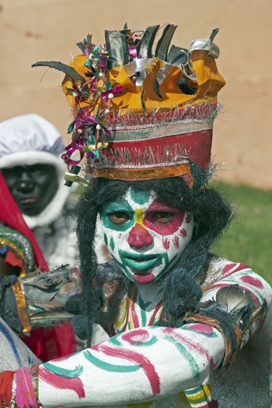 Jaipur, India - March 21, 2008: Indian man dressed as the のeditorial素材