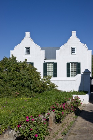 Old Residency House in Graaff-Reinet, Eastern Cape, South Africa  Historic building, built early 19th century in classical Cape style  Now a museum の写真素材