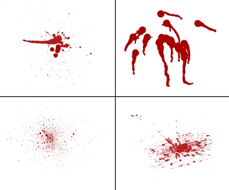 blood splatter red horror bloody gore drip murder violenceの写真素材