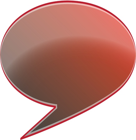 Thought or speech bubble. Could be used as a text space or in a comic stripの写真素材