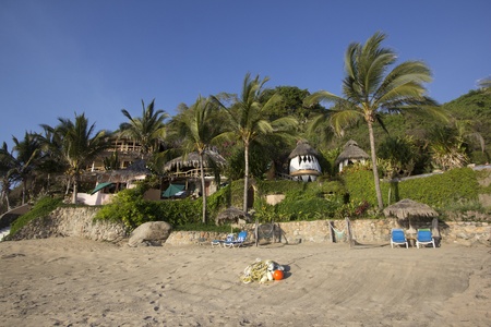 a very nice tropical resort in a warm weather setting.のeditorial素材