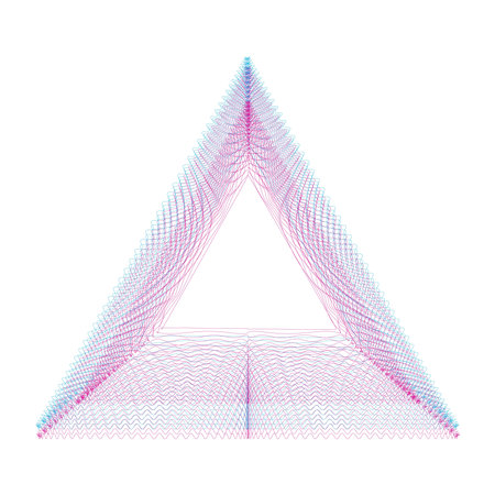 guilloche vector elements on a white background