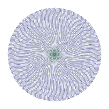 guilloche vector elements on a white backgroundの写真素材