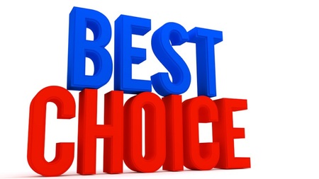 bestchoice, 3d letters that form the word best choiceの写真素材