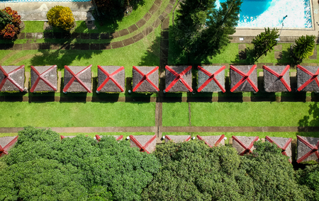 Cottage Symmetryの写真素材