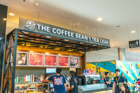 The Coffee Bean & Tea Leaf (CBTL) franchise cafe store in Singapore Expo. CBTL is an American coffee chain founded in 1963, and has over 1000 stores worldwide.