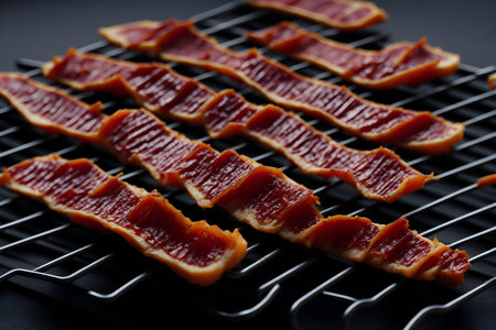 Perfection in the form of succulent bacon slices, rich in flavor, to satisfy the most demanding cravings.の素材